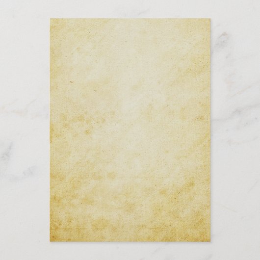 ヴィンテージパーチメントエレガントウェディング詳細 エンクロージャーカード (裏面)