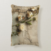 ヴィンテージパーチメント愛の手紙と花(3) アクセントクッション (裏面(縦))