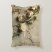 ヴィンテージパーチメント愛の手紙と花(3) アクセントクッション (正面(垂直))