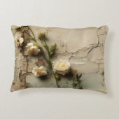 ヴィンテージパーチメント愛の手紙と花(3) アクセントクッション (裏面)