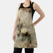 ヴィンテージパーチメント愛の手紙と花(3) エプロン (インサイチュ)