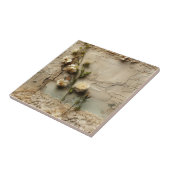 ヴィンテージパーチメント愛の手紙と花(3) タイル (側面)