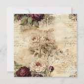 ヴィンテージパーチメント愛の手紙と花(7) (正面)