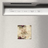 ヴィンテージパーチメント愛の手紙と花(7) マグネット (インサイチュ (食洗機))