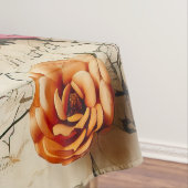 ヴィンテージパーチメント愛の手紙と花(8) テーブルクロス (インサイチュ)