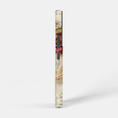 ヴィンテージパーチメント愛の手紙と花(8) SAMSUNG GALAXYケース (右側面)