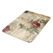 ヴィンテージパーチメント愛の手紙と花(9) バスマット (アングル)