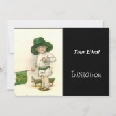 ヴィンテージパーティの招待状 招待状 (正面)