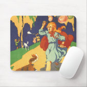 ヴィンテージパーティーで赤い小さなフード マウスパッド (マウス)