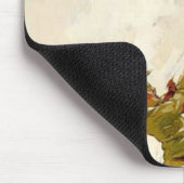 ヴィンテージパーティーで赤い風船を持った少年 マウスパッド (コーナー)