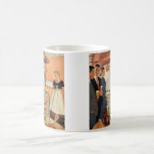 ヴィンテージパーティーのキッチン、ビール、前菜 コーヒーマグカップ (中央)