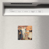 ヴィンテージパーティーのキッチン、ビール、前菜 マグネット (インサイチュ (食洗機))