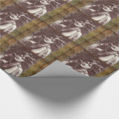 ヴィンテージパーティーガールオンタペストリーラッピング紙 ラッピングペーパー (コーナー)