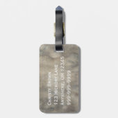 ヴィンテージパーティーガールビクトリアンタペストリー荷物タグ ラゲッジタグ (裏面縦)