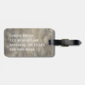 ヴィンテージパーティーガールビクトリアンタペストリー荷物タグ ラゲッジタグ (裏面横)