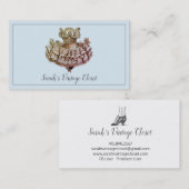 ヴィンテージパーティードレスヴィンテージ服店 名刺 (正面/裏面)