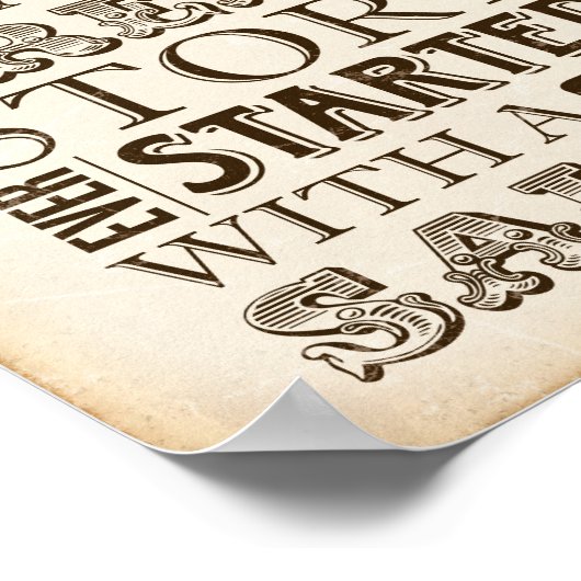 ヴィンテージパーティープリント/アルコール素晴らしパーティー標識 ポスター (角)