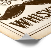 ヴィンテージパーティープリント/ウェットウィスカーサイン ポスター (角)