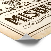 ヴィンテージパーティーレッツ誤動作サインプリント ポスター (角)