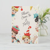 ヴィンテージパーティー招待状 招待状 (スタンド正面)