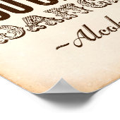 ヴィンテージパーティー私を信頼するダンスサインプリント ポスター (角)