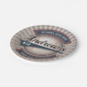 ヴィンテージパーティー紙プレート ペーパープレート (アングル)