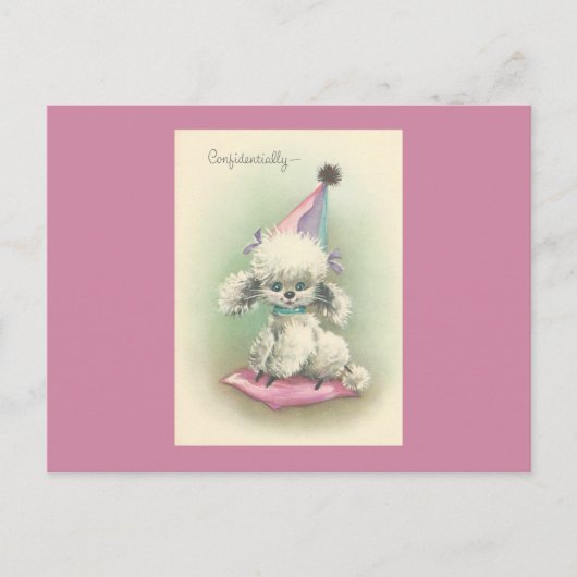 ヴィンテージパーティー インビテーションポストカード (正面)