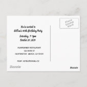 ヴィンテージパーティー ポストカード (裏面)