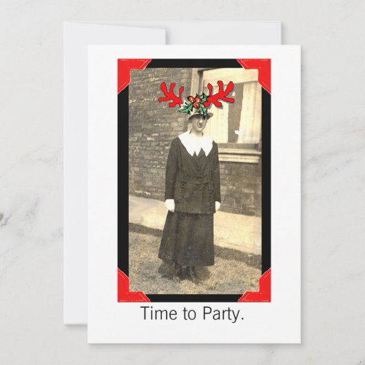 ヴィンテージパーティー 招待状 (正面)