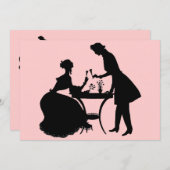 ヴィンテージパーティー 招待状 (正面/裏面)