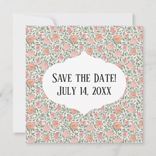 ヴィンテージパーフェクトピンク&ピーチバラ (正面)