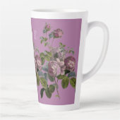 ヴィンテージパープエレガントルフローララテラージマグ カフェラテマグ (右)