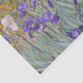 ヴィンテージパープルアイリス絵を描スのアートワーク 薄葉紙 (詳細)