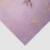 ヴィンテージパープルイングリッシュバラブーケ金ゴールド箔 薄葉紙 (詳細)