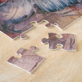 ヴィンテージパープルチョウチョウパズル ジグソーパズル (側面)