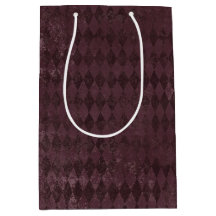 ヴィンテージパープルハーレクインパターン