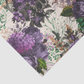 ヴィンテージパープルバラデクページティッシュペーパー 薄葉紙 (詳細)