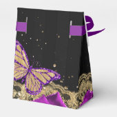 ヴィンテージパープルバラブラック金ゴールドレースキンセアニラ フェイバーボックス (裏面サイド)