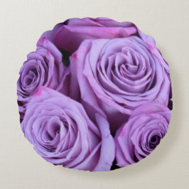 ヴィンテージパープルバララウンドピロー ラウンドクッション