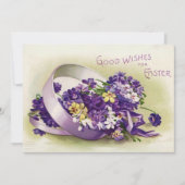 ヴィンテージパープルパンシーイースターウィーズカスタム シーズンカード (正面)