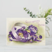 ヴィンテージパープルパンシーイースターウィーズカスタム シーズンカード (スタンド正面)