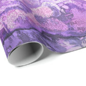 ヴィンテージパープルビクトリアンスタイルロマンチックバタフライ ラッピングペーパー (ロールコーナー)