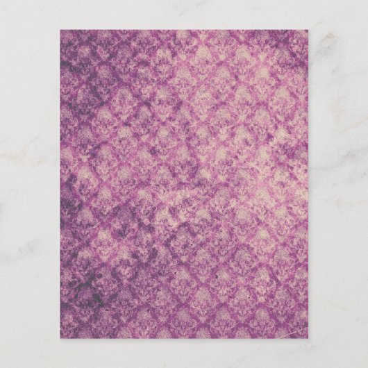 ヴィンテージパープルビースクラップブックとジャンクジャーナル (裏面)