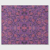 ヴィンテージパープルピンクジャスミンバイウィリアム・モリス ラッピングペーパー (フラット)