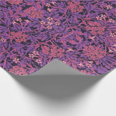 ヴィンテージパープルピンクジャスミンバイウィリアム・モリス ラッピングペーパー (角)