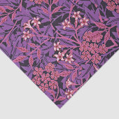 ヴィンテージパープルピンクジャスミンバイウィリアム・モリス 薄葉紙 (詳細)
