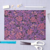 ヴィンテージパープルピンクジャスミンバイウィリアム・モリス 薄葉紙 (クラフト)