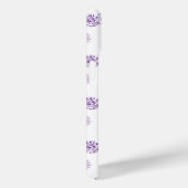 ヴィンテージパープルピンクフラワーフローラボホ Case-Mate iPhoneケース (裏面 / 右)