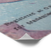 ヴィンテージパープルピープルイーター ポスター (角)