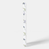 ヴィンテージパープルフラワーフローラグリーン葉ズボホ Case-Mate iPhoneケース (裏面 / 左)